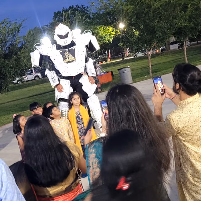 LED Party Robot entertainment for events